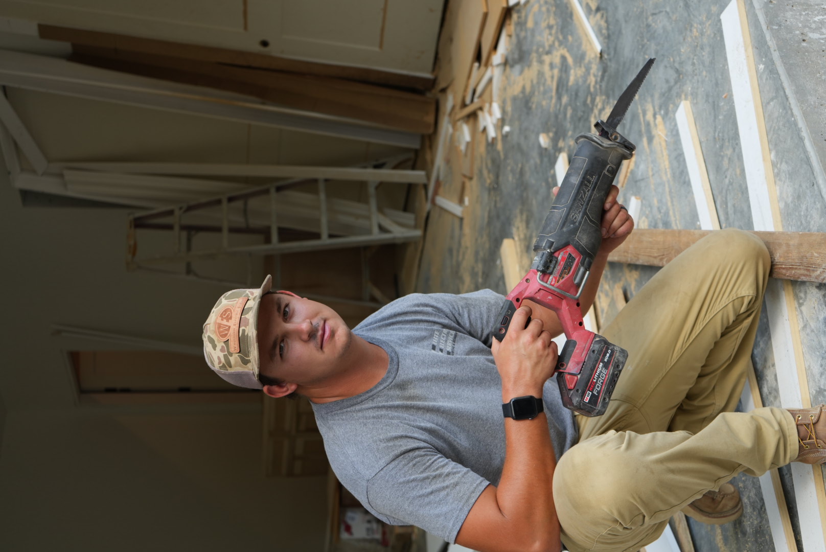 On-location contractor photography